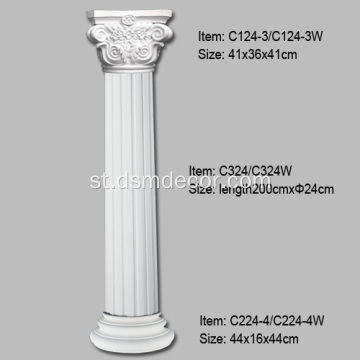 Fluted Columns Tlhaloso bakeng sa Mokhabiso oa ka hare